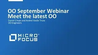 Sep '17 Webinar - Meet OO 10.80, Designer 1.2, Maestro 1.0.0, OOTB Content
