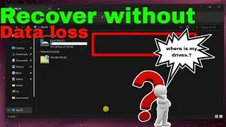 disk drives not showing up | disk partition not showing | disk partition not showing windows 11