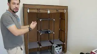 Шкаф весом 1кг собираем за 40 минут - Storage wardrobe из Китая...