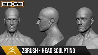 #2 Head Sculpting with Dynamesh in Zbrush Tutorial series for Beginners HD