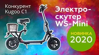 Electric scooter Citycoco WS-Mini 500W review and test drive. Comparison with Kugoo C1