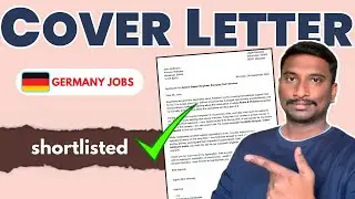 How to make a Cover Letter for Germany Jobs | Free Templates Included