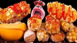 The Corndog Buddies Full of Personality Have Come to Visit! ASMR Mukbang Eating Show!