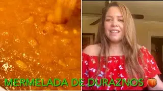 Mermelada de Durazno Casera facil y rapido |Reclamo por derechos de autor /RosyRosy🙏👍🏼