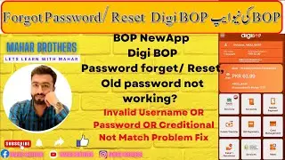 how to reset BOP password 2023|| bop app password forget || invalid username or password problem fix