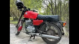 Двигатель Ява (Jawa) 350/638 тест 13.05.2023 после ремонта (г. Уфа, респ. Башкортостан)