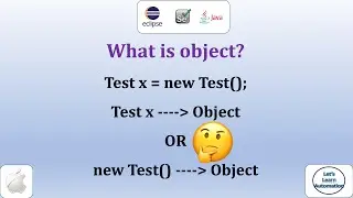 1. What is Object?