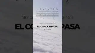 EL CONDOR PASA on Guitar 2/3. TABS GuitarMe School | Aleksunder Chuiko #GuitarMe #Tabs #fingerstyle