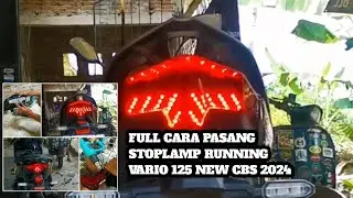Cara Pasang STOPLAMP RUNNING Vario 125 new cbs 2024