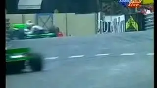 1996-Monaco-Pedro Lamy Crash