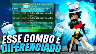 TESTEI UM COMBO DE BLIZZARD MUITO FORTE DE UM INSCRITO!!! BLOX FRUITS