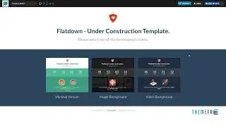 Flatdown - Coming Soon MODX Theme        Mack Shelley