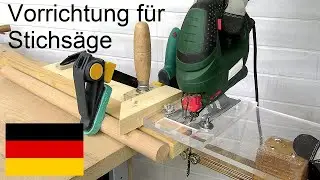 Die ultimative Vorrichtung zum Zuschneiden von Holzstäben mit der Stichsäge