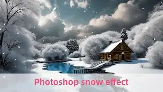 Photoshop Snow effect，Ps Tutorials