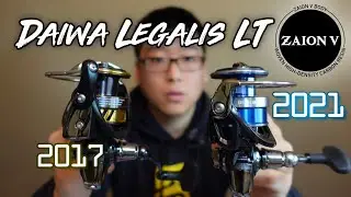 2021 vs 2017 Daiwa Legalis LT 3000D-C First Impression and Comparison, Best Spinning Reel at $69