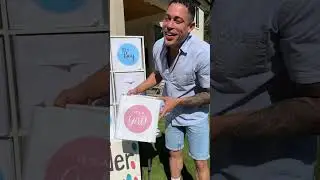 Couple Finds Out The Gender By Playing Tic Tac Toe🩷💙