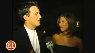 Мэттью Перри и Дженнифер Энистон на премии Эмии 1995