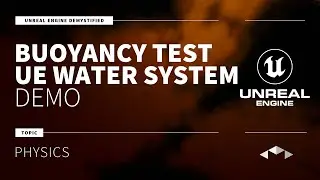 REALTIME BUOYANCY TESTS - THE OCEAN CLEANUP - UNREAL ENGINE - UE4 - UE5