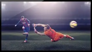 Photoshop Graphic Design - How to design a football wallpaper
