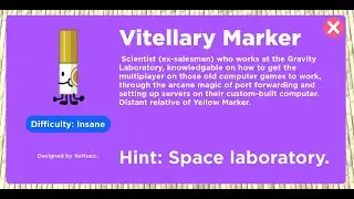 How to get VITELLARY MARKER in Roblox Find The Markers!! [Roblox]