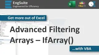 Advanced Filtering Methods IfArray - Excel User Defined Functions
