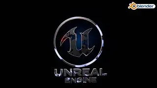 UNREAL ENGINE LOGO ANIMATION WITH BLENDER (VFX) #UNREAL ENGINE