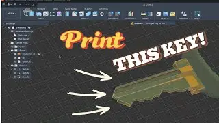 3d printing a key | SCAN | MODEL | PRINT