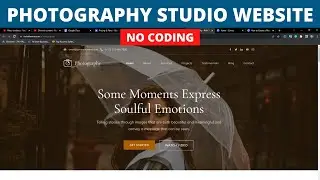 How to Create a Photography Studio Website using Elementor 2024? [No Coding WordPress Tutorial]