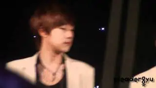 110512 성규 엠카 녹화중
