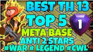 Top 5 Best Th13 WAR Base With LINKS | Th13 Anti 2 Stars Th13 WAR BASE | Best Th13  War Base 2020