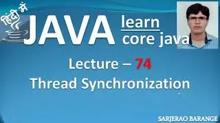 Thread Synchronization. Synchronous and Asynchronous behavior of Java Thread.