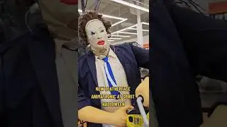 NEW Leatherface Animatronic at Spirit Halloween 