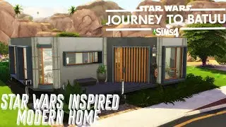 STAR WARS INSPIRED MODERN HOME  | The Sims 4 | Speed Build