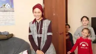 7 қыздың анасына тігін машина алып берді   'Социальный проект'  Асыл арна