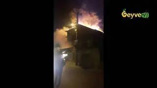 Geyve Poyraz Market Yangın 2