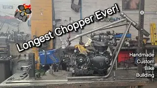Handmade Triumph Pt3 How I Build Rigid Frame Custom Bike Chopper #Triumph #Handmade #bike