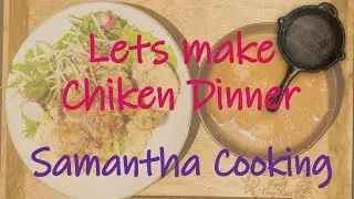 【Vlog】チキンディナーを作る ＃サマンサクッキング #限界OLの休日