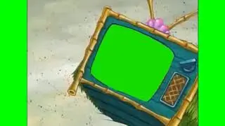 Water cartoon green screen - Chroma Key