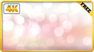 Pink Bokeh moving Background loops