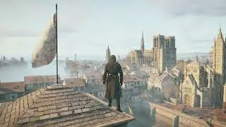 Unity cloth physics with Halzoid's mod | Assassin's Creed Unity | 4K