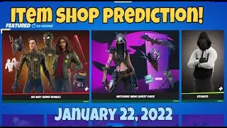 January 22, 2022 Fortnite Item Shop Prediction