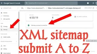 🌍Sitemap submit on google webmaster search console 2019 | wordpress sitemap submit to google
