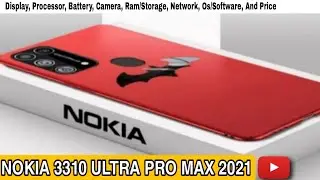Nokia 3310 Ultra Pro Max 2021 Battery 7000mAh Camera 64MP, 5G Network, Full Spece Review