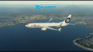 XP12.6b4 ALASKA B738 SEATTLE CITY APPROACH
