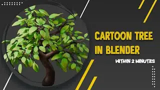 Cartoon tree modeling in Blender | Blender modeling tutorial