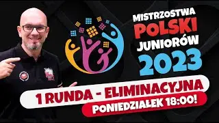 Mistrzostwa Polski Juniorów w Speedcubingu 2023 - 1 Runda 3x3x3