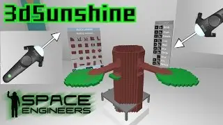 Super Creative Mode for Space Engineers - Building a Base in 3dSunshine