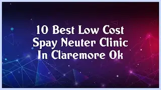 Top 10 Low Cost Spay Neuter Clinic In Claremore Ok