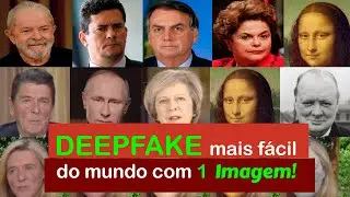 Como fazer #DeepFake da forma mais fácil do mundo (com 1 Imagem)