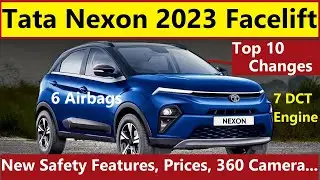 TATA NEXON 2023 FACELIFT EXCLUSIVE COVERAGE. 10 CHANGES !!